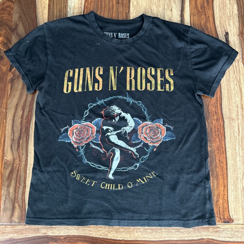 Guns and Roses Thrifted Band Tee - Picture 2 of 4